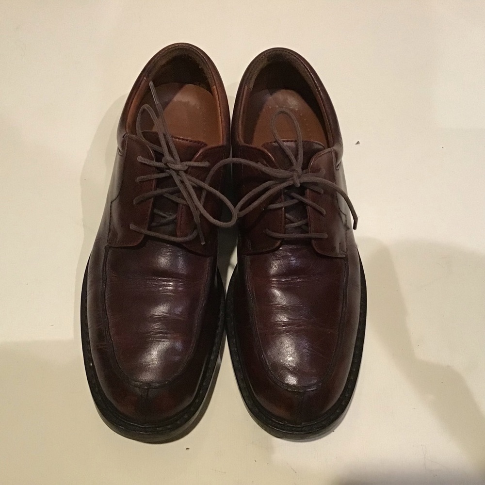 Johnston & Murphy Brown Split Toe Oxfords Lace Up Shoes 020-2184 Mens Si…